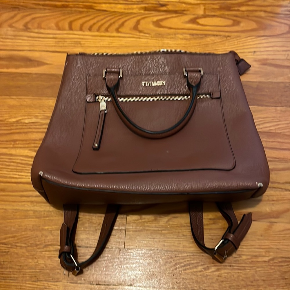 Steve Madden Faux Leather Purse - Brown